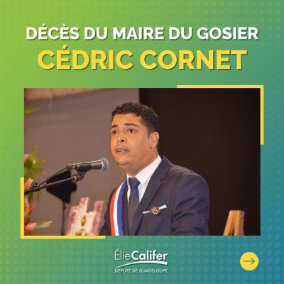 Condoléances du Député CALIFER à la suite du décès de Cédric CORNET